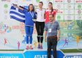 Atletism/Călărășeanca Alexandra Mihai, campioană balcanică în proba de triplusalt