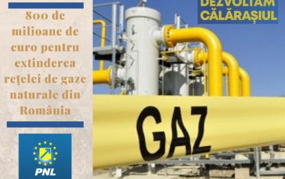 Deputat Emil Dumitru: ”800 de milioane de euro pentru extinderea rețelei de gaze naturale din România”