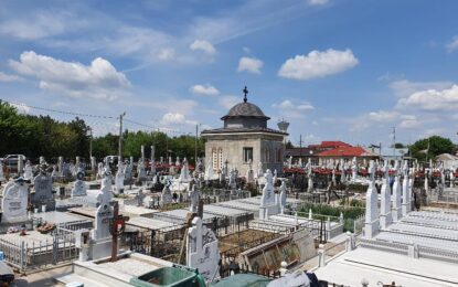 Călărași/Cimitirul Sf.Gheorghe este întreținut constant de Alina Naghi și firma ALDIS