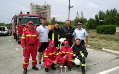 Pompierii călărășeni s-au calificat la faza națională a “Competiției naționale de descarcerare și de acordare a primului ajutor calificat“