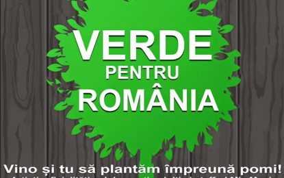 “Artiştii spun Verde pentru România”/Câțiva zeci de pomi vor fi plantați la Colegiul Național ”Barbu Știrbei”
