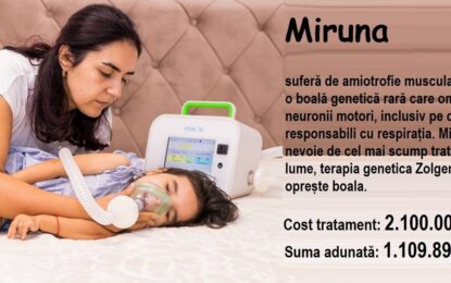 Ajutor pentru Miruna/O prințesă de doar 5 ani are nevoie de cel mai scump medicament din lume
