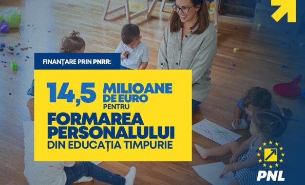 Ministerul Educației alocă aproape 14,5 milioane euro pentru formarea personalului din mediul preșcolar